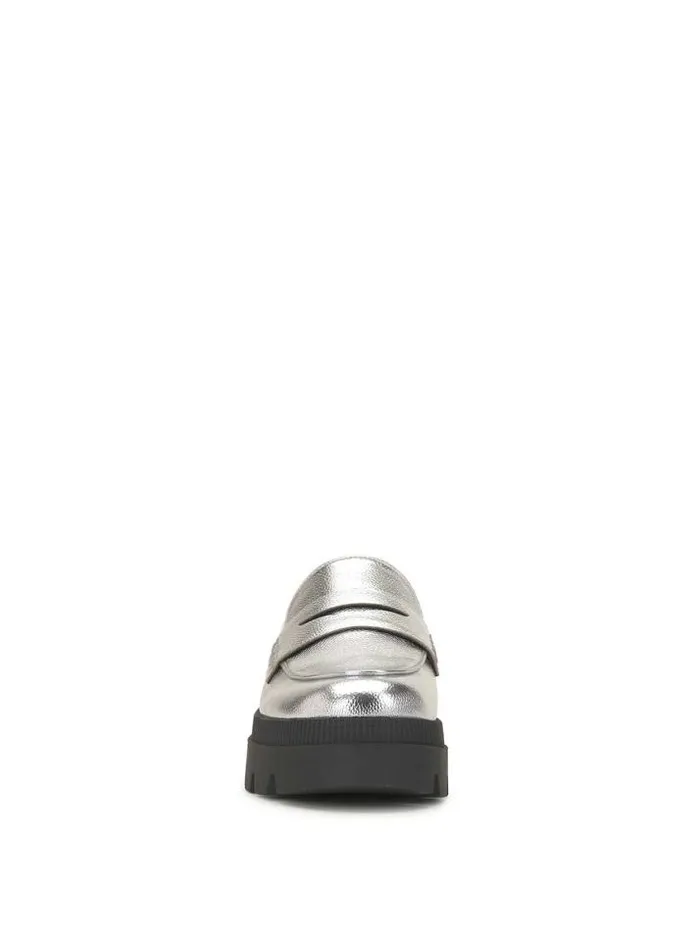Flats Shoes Jessica Simpson Uma Slip On Loafer In Silver