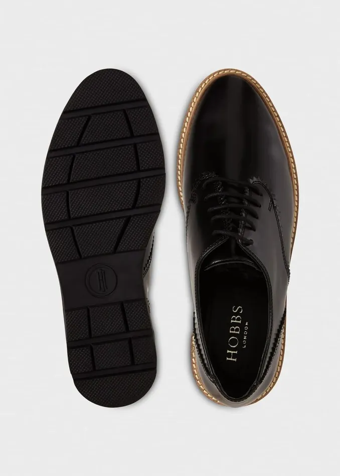 Flats Women HOBBS Chelsey LaceUp Black