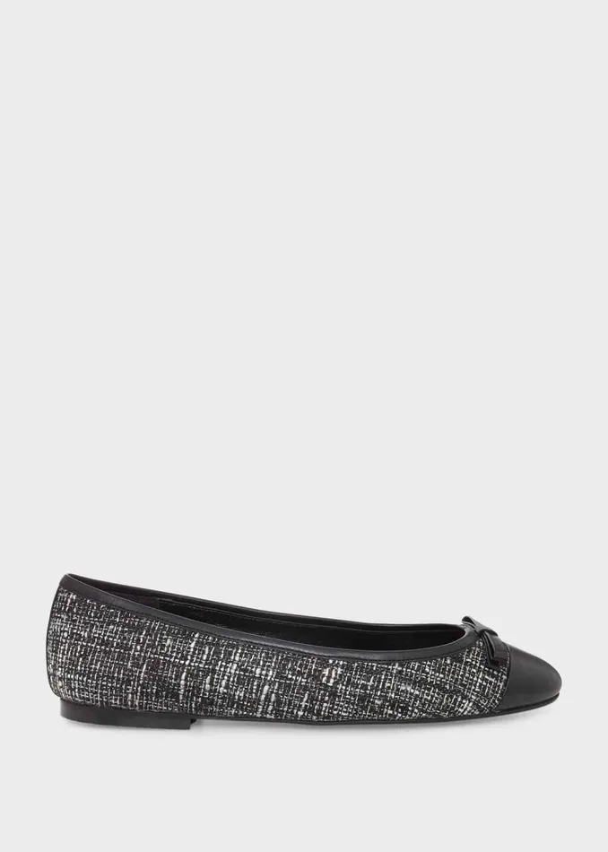 Flats Women HOBBS Diana Ballerina Tweed