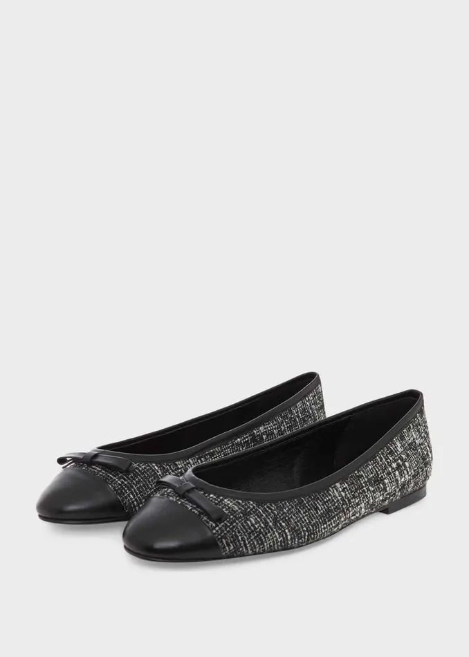 Flats Women HOBBS Diana Ballerina Tweed Flats Women HOBBS Diana Ballerina Tweed