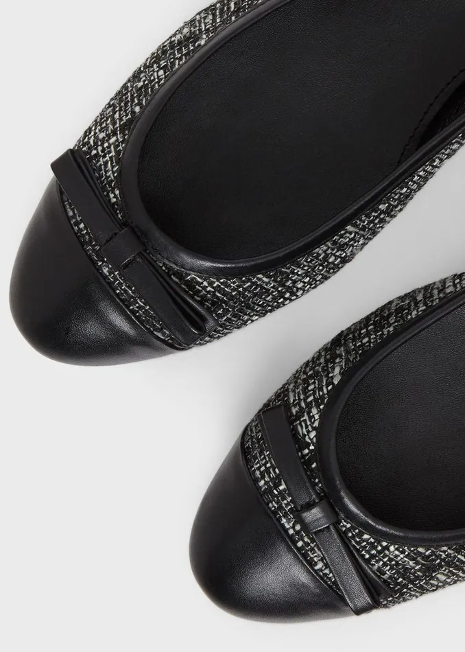 Flats Women HOBBS Diana Ballerina Tweed Flats Women HOBBS Diana Ballerina Tweed