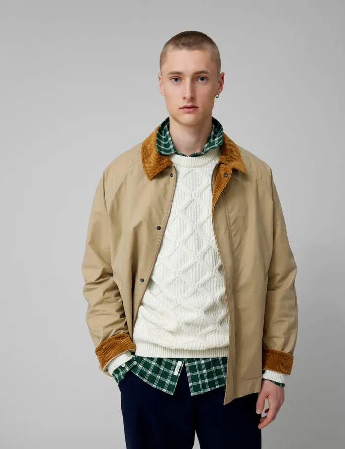 Fort Jackets ROW OILSKIN JACKET Khaki 8211 Men Fort Jackets ROW OILSKIN JACKET Khaki 8211 Men