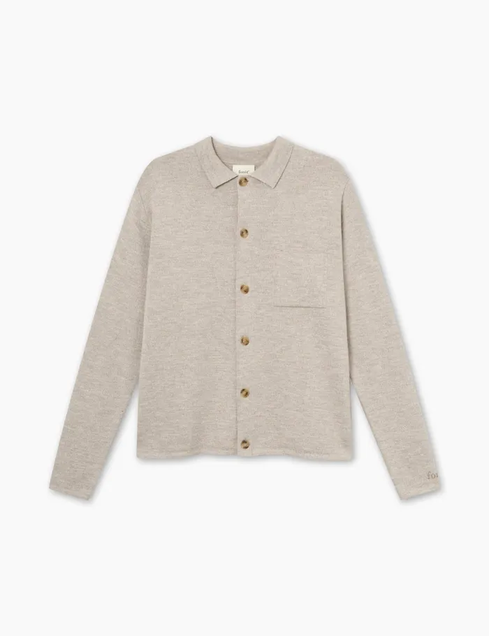 Fort Knitwear CRAFT CARDIGAN Khaki 8211 Men
