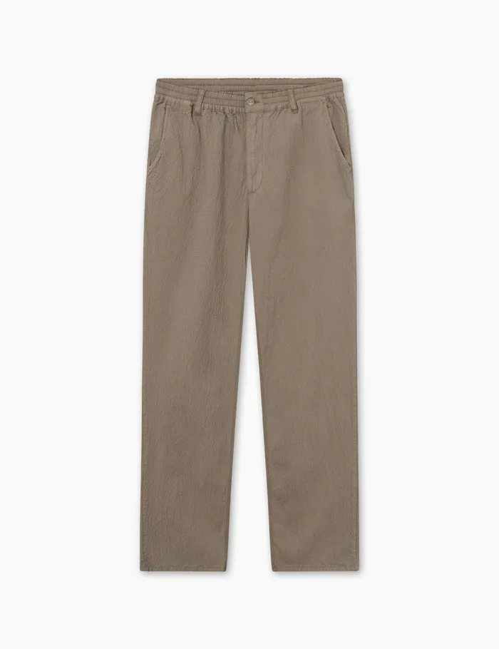 Fort Pants CLAY SEERSUCKER PANTS Taupe 8211 Men