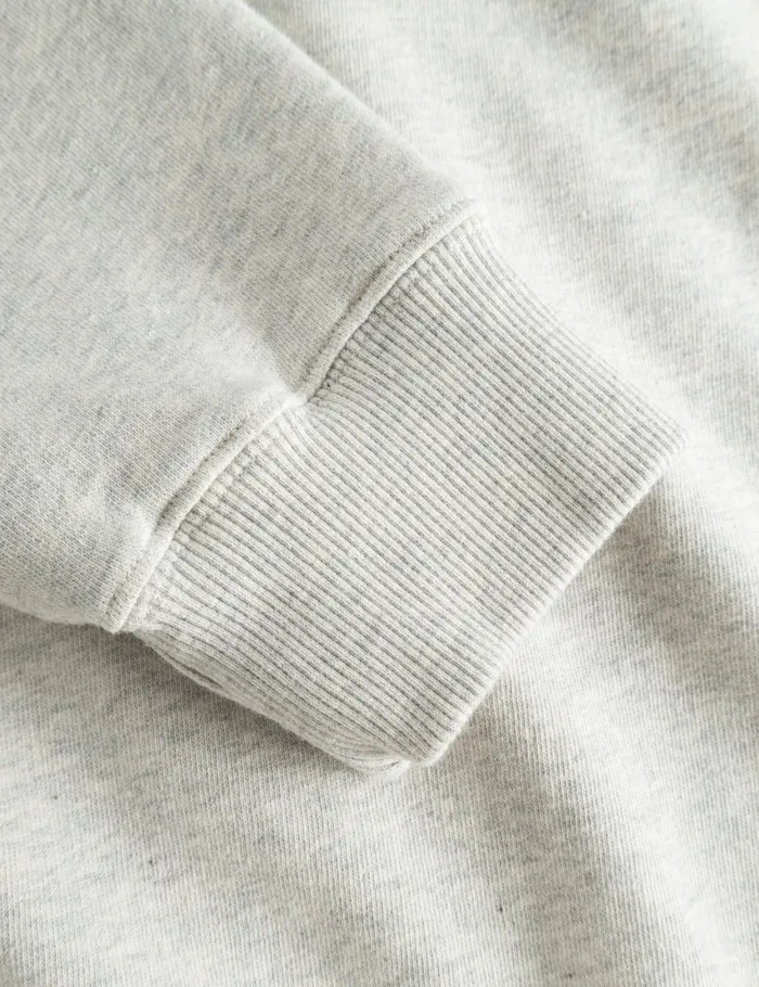 Fort Sweatshirts HIDEAWAY SWEATSHIRT Snow Melang 8211 Men Fort Sweatshirts HIDEAWAY SWEATSHIRT Snow Melang 8211 Men