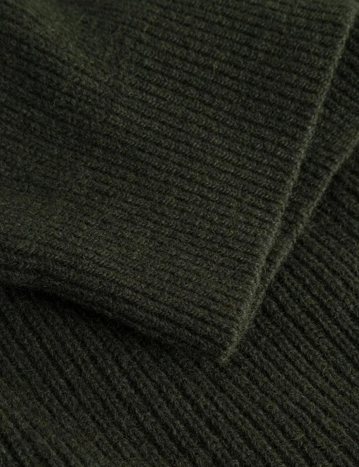 Fort Sweatshirts MARSH RIB ZIP HIGH NECK Dark Moss 8211 Men Fort Sweatshirts MARSH RIB ZIP HIGH NECK Dark Moss 8211 Men