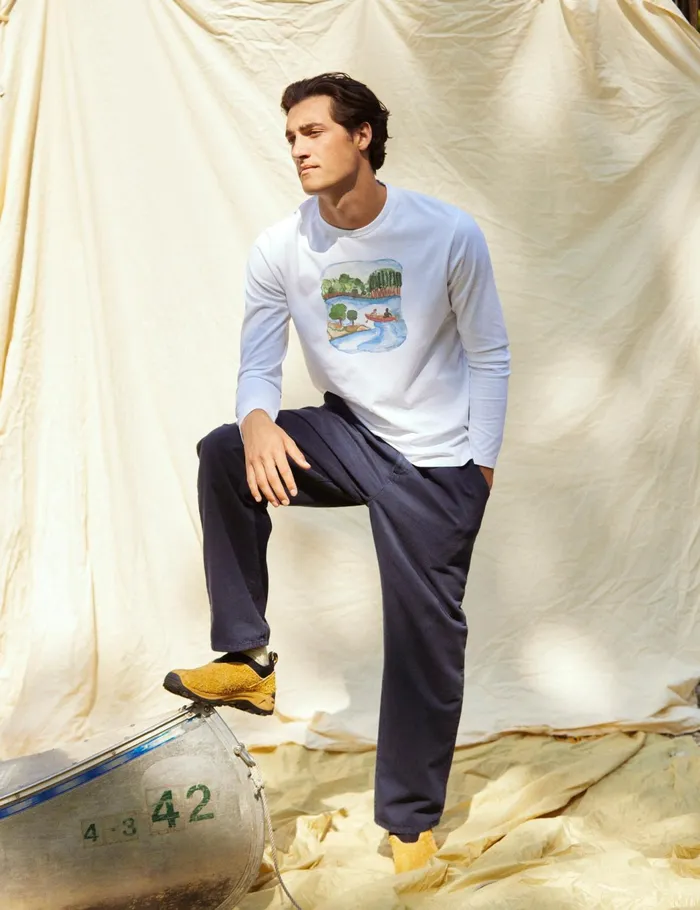 Fort TShirts CANOE LONGSLEEVE White 8211 Men Fort TShirts CANOE LONGSLEEVE White 8211 Men