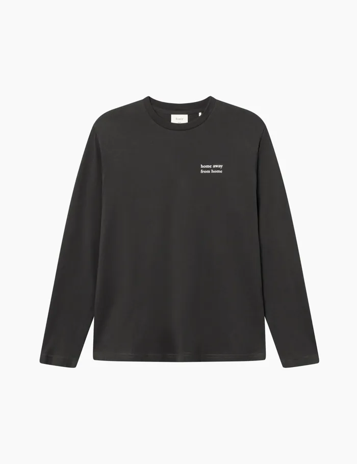 Fort TShirts TURN LONGSLEEVE Washed Black 8211 Men