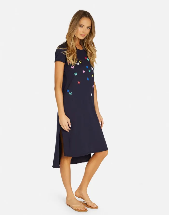 Genesis Mini Butterflies Navy Women039s Lauren Moshi Dresses