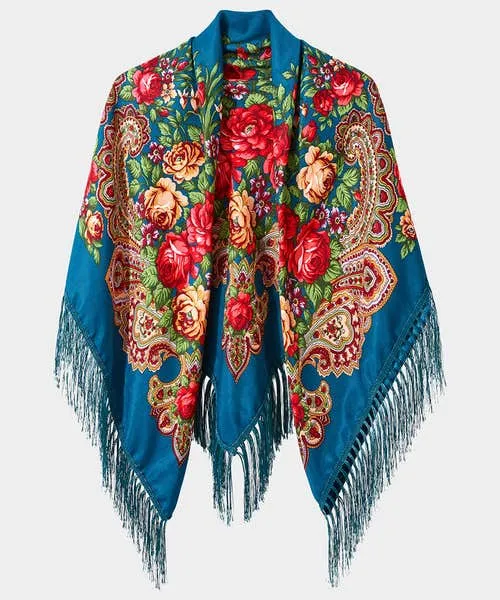 Gifts Rosaleigh Tassel Scarf Teal 8211 Joebrowns Apparel