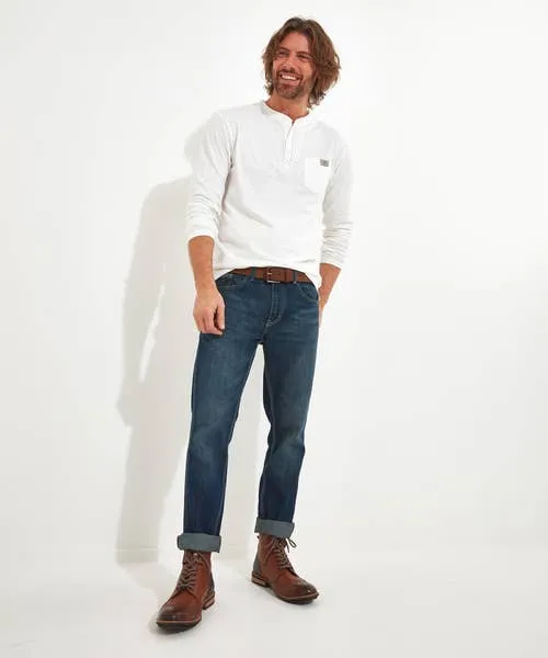 Got Your Back Henley White Hoodies and Sweatshirts Joebrowns Apparel