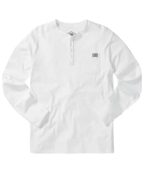Got Your Back Henley White Hoodies and Sweatshirts Joebrowns Apparel