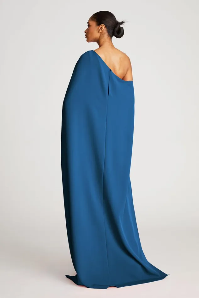 Gowns Women Halston Elycia Gown In Stretch Crepe Jasper