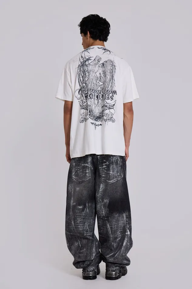 Gunmetal Colossus Jeans Denim Jaded London Men