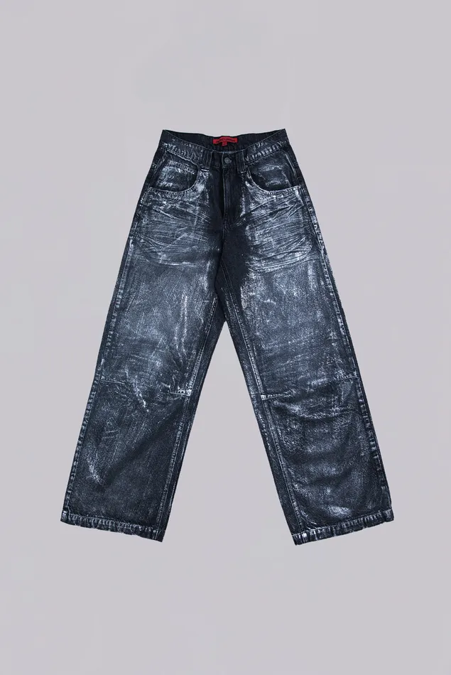 Gunmetal Colossus Jeans Denim Jaded London Men