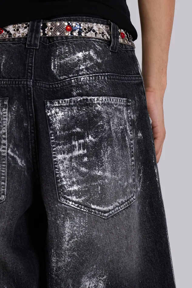 Gunmetal Colossus Jeans Denim Jaded London Men