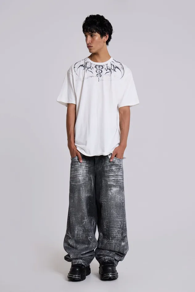Gunmetal Colossus Jeans Denim Jaded London Men