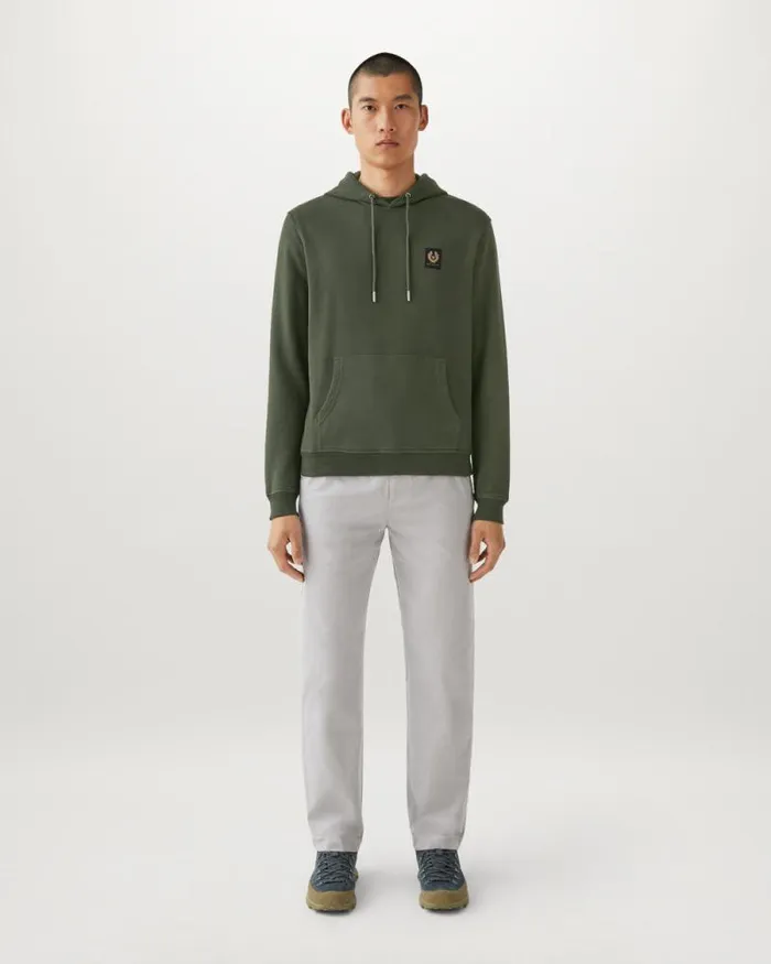 Hoodies and Sweatshirts Men Belstaff Belstaff Hoodie Tile Green Hoodies and Sweatshirts Men Belstaff Belstaff Hoodie Tile Green