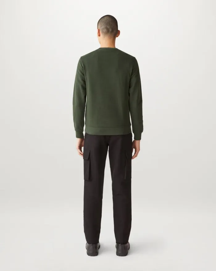 Hoodies and Sweatshirts Men Belstaff Belstaff Signature Crewneck Sweatshirt Tile Green Hoodies and Sweatshirts Men Belstaff Belstaff Signature Crewneck Sweatshirt Tile Green