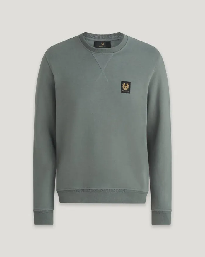 Hoodies and Sweatshirts Men Belstaff Belstaff Sweatshirt Mineral Green