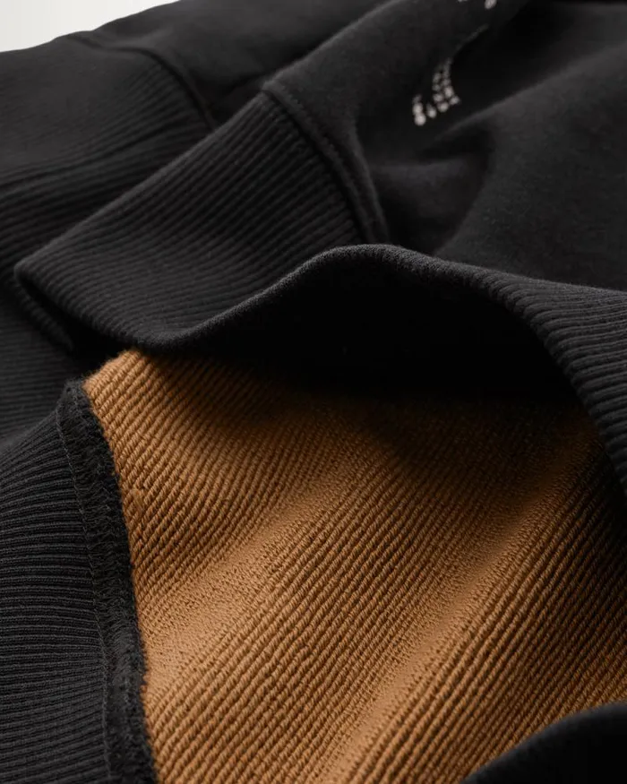 Hoodies and Sweatshirts Men Belstaff Centenary Applique Label Sweatshirt Black British Khaki