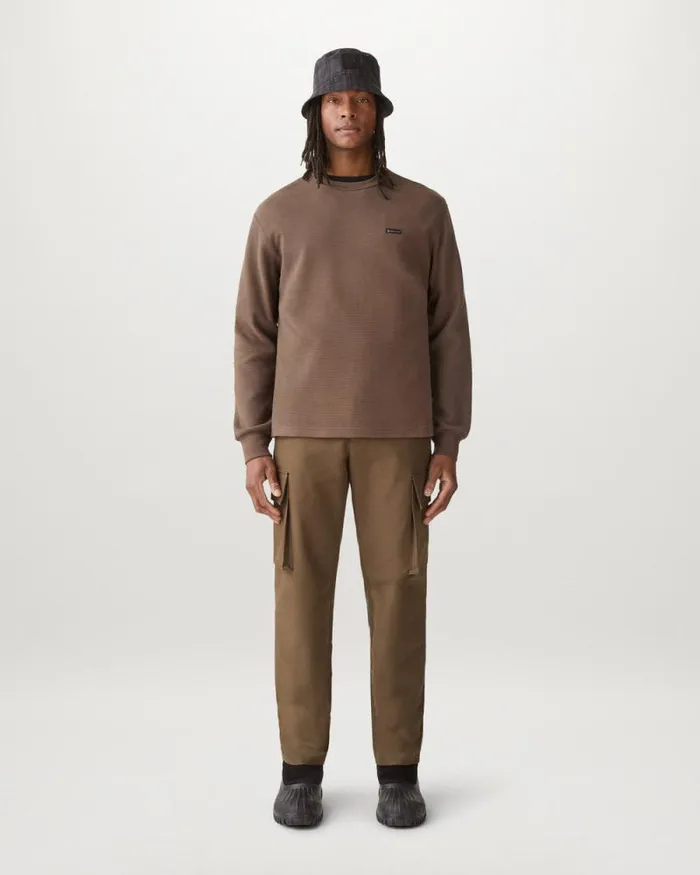 Hoodies and Sweatshirts Men Belstaff Works Crewneck Sweatshirt Clay Brown