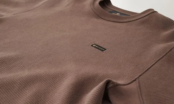 Hoodies and Sweatshirts Men Belstaff Works Crewneck Sweatshirt Clay Brown