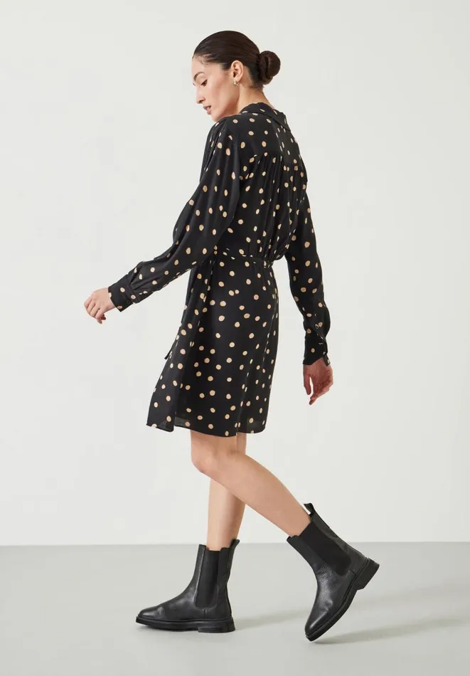 Hush Dresses Women Alba Mini Relaxed Shirt Dress Painted Polka Hush Dresses Women Alba Mini Relaxed Shirt Dress Painted Polka