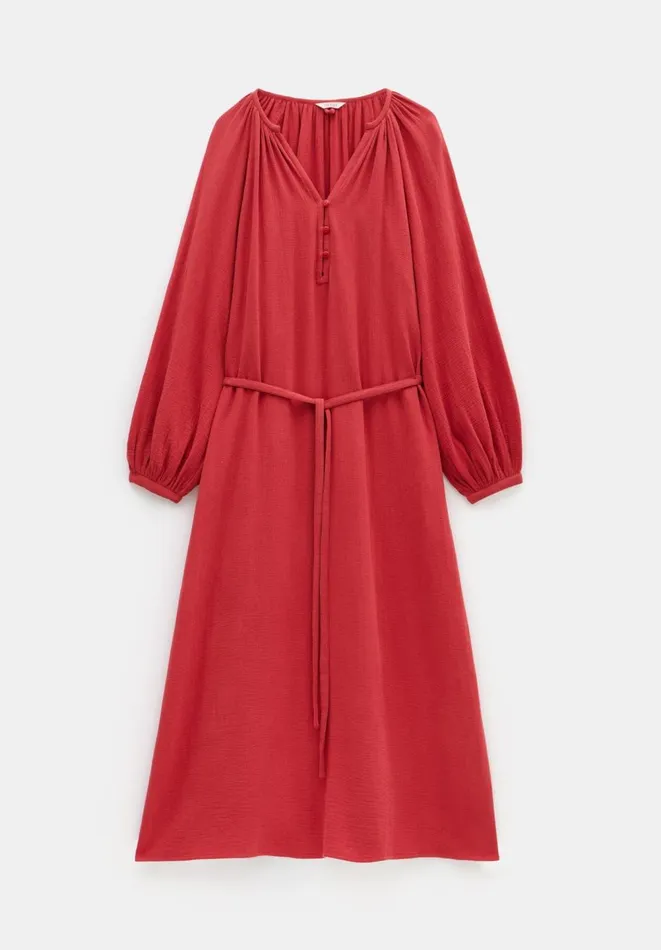 Hush Dresses Women Clarice Cotton Cheesecloth Midi Dress Rust Hush Dresses Women Clarice Cotton Cheesecloth Midi Dress Rust