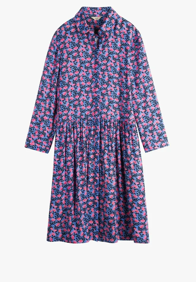 Hush Dresses Women Emanuelle Dress Leafy Floral Blue Hush Dresses Women Emanuelle Dress Leafy Floral Blue