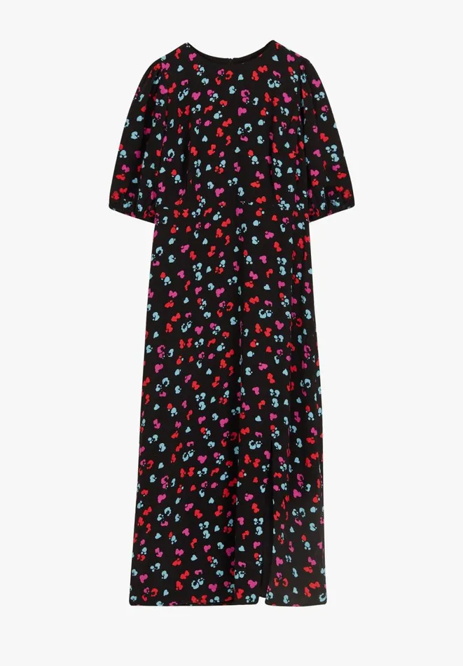 Hush Dresses Women Grace Midi Dress Floral Heart Blackmulti Hush Dresses Women Grace Midi Dress Floral Heart Blackmulti