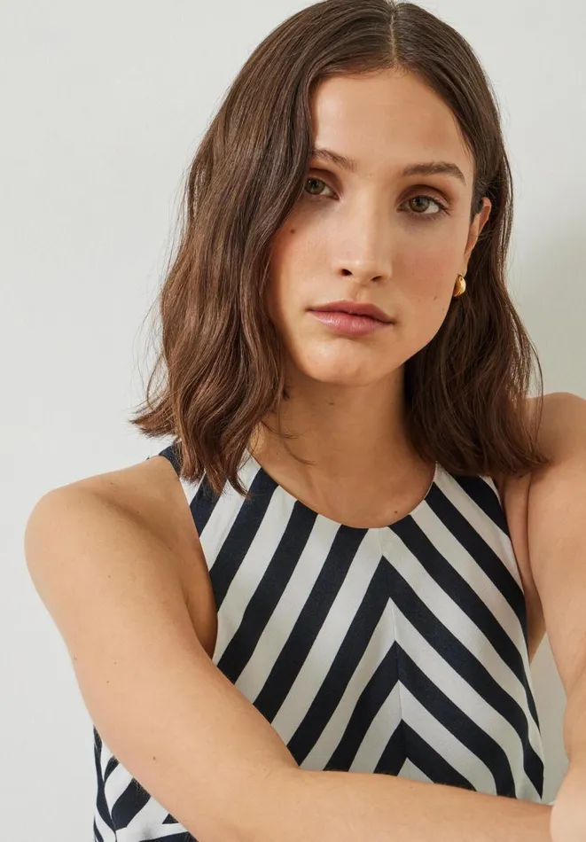 Hush Dresses Women Imani Stripe Maxi Dress Stripe Black