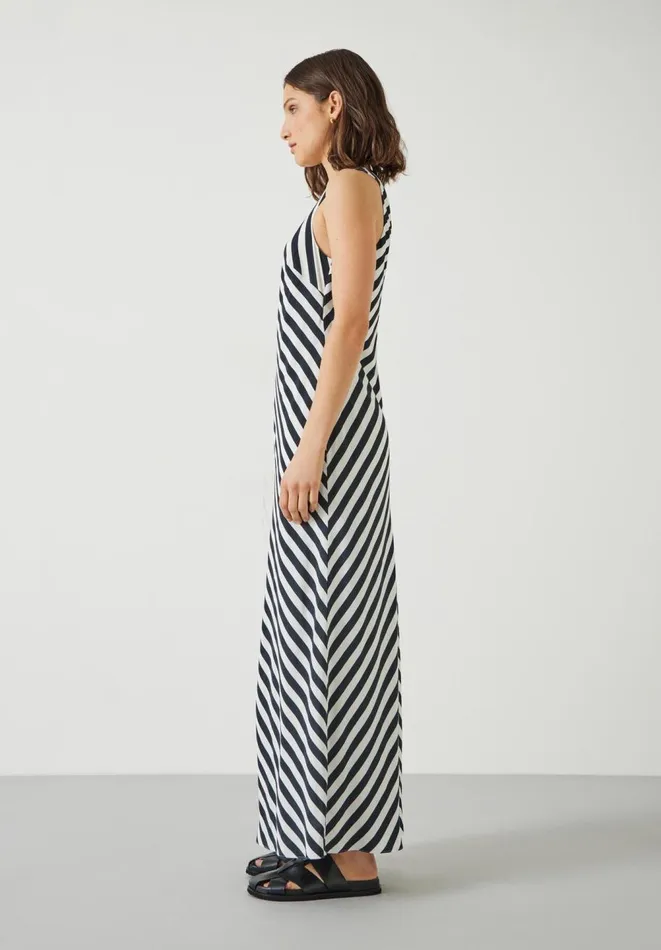 Hush Dresses Women Imani Stripe Maxi Dress Stripe Black