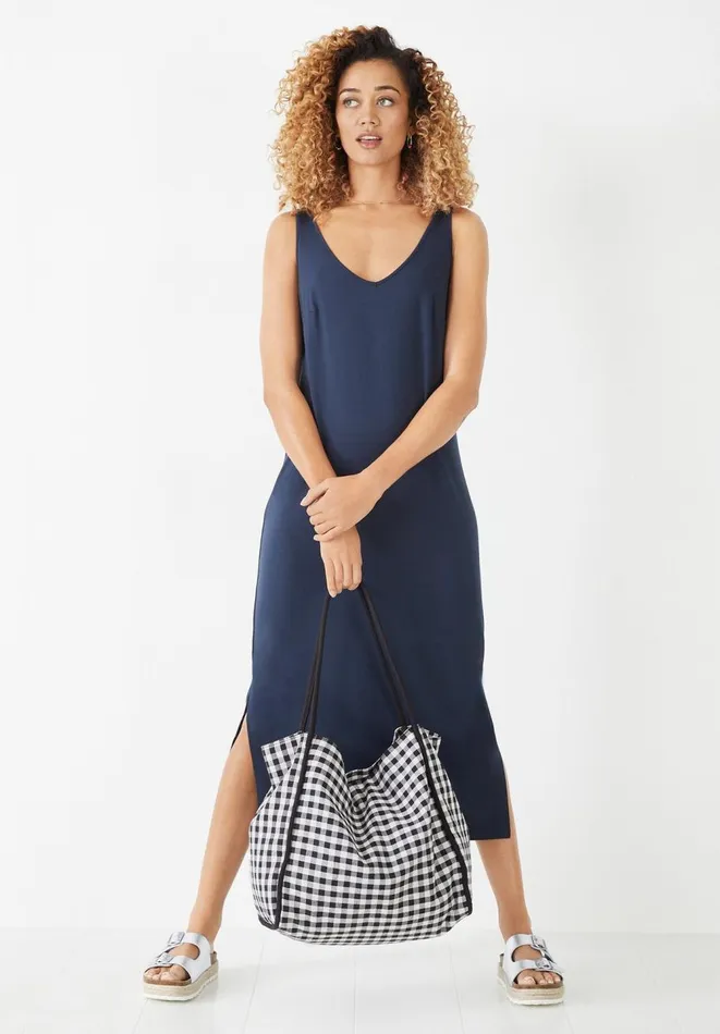 Hush Dresses Women Janelle Jersey Midi Dress Midnight