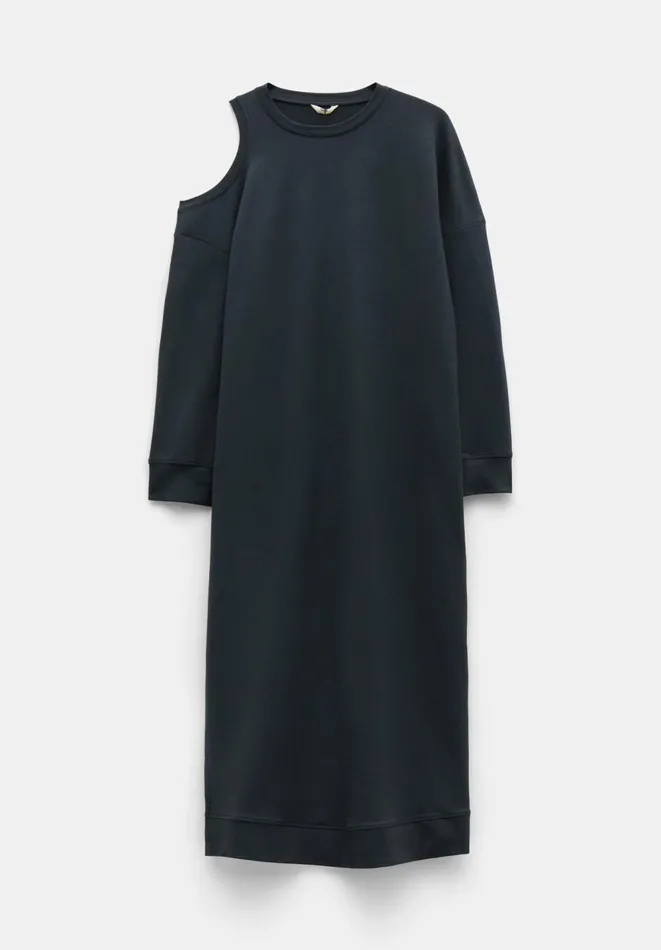 Hush Dresses Women Neena Cut Out Midi Dress Anthracite