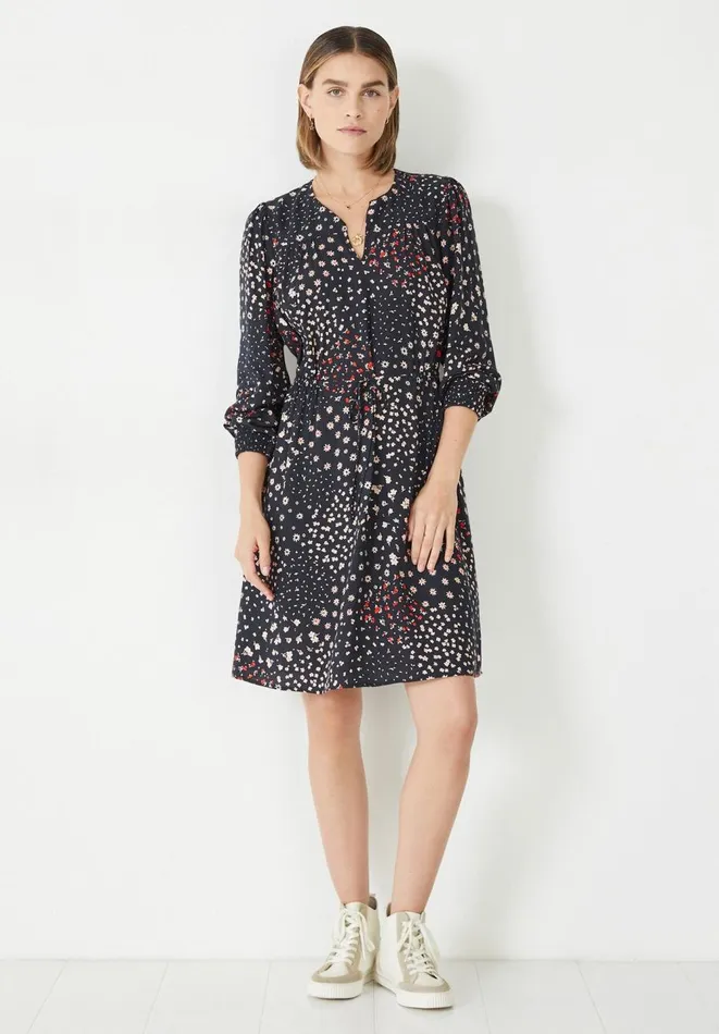 Hush Dresses Women Priya Mini Dress Floral Patchwork Navy Hush Dresses Women Priya Mini Dress Floral Patchwork Navy