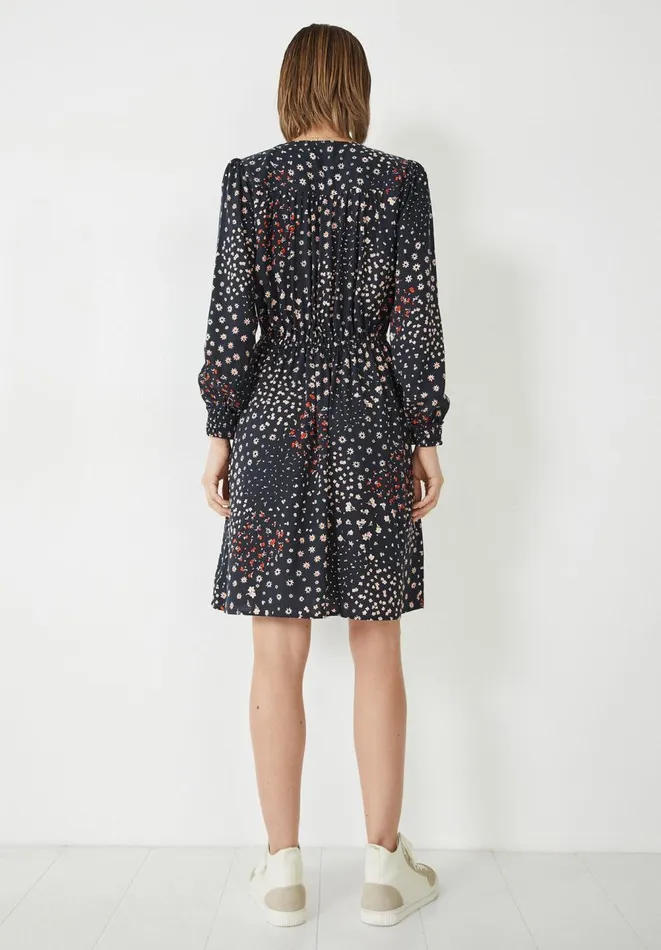 Hush Dresses Women Priya Mini Dress Floral Patchwork Navy Hush Dresses Women Priya Mini Dress Floral Patchwork Navy