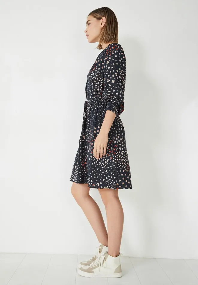 Hush Dresses Women Priya Mini Dress Floral Patchwork Navy Hush Dresses Women Priya Mini Dress Floral Patchwork Navy