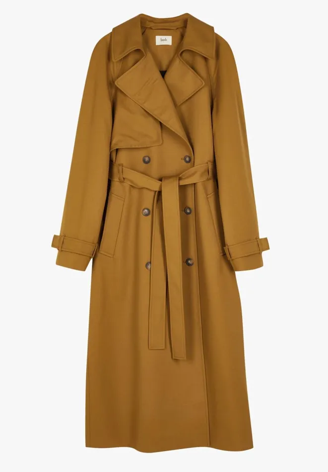 Hush Jackets and Coats Women Viola Relaxed Trench Mustard Hush Jackets and Coats Women Viola Relaxed Trench Mustard