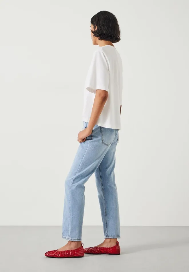 Hush Jeans Women Boyfriend Jeans Pale Blue Authentic
