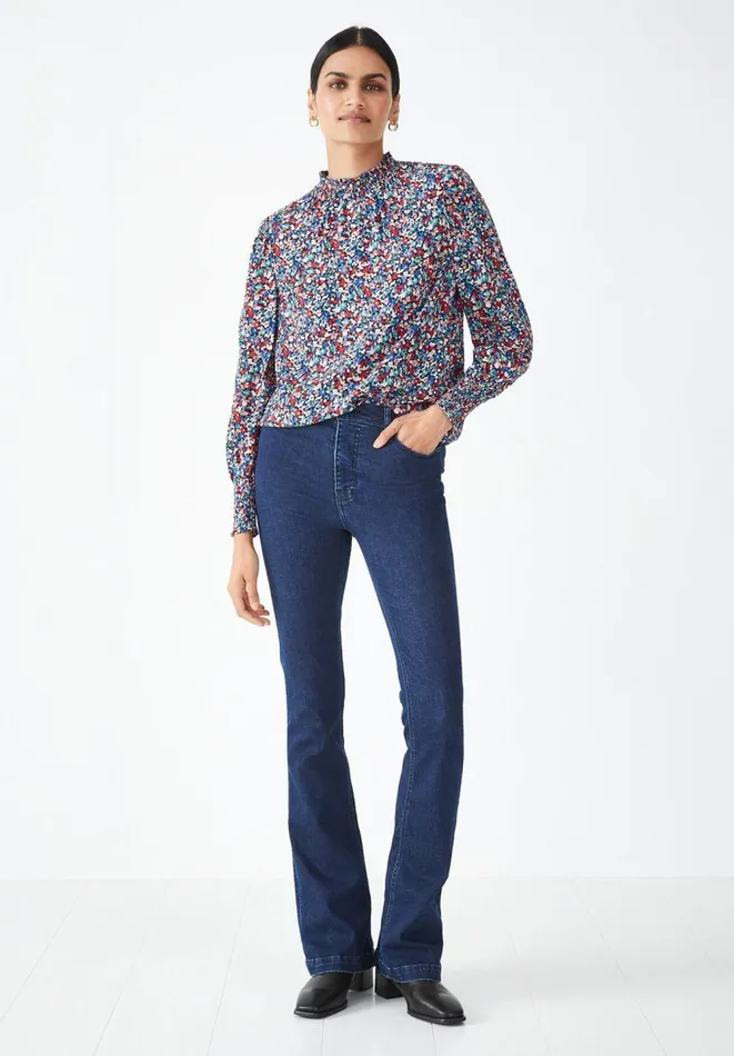 Hush Jeans Women Liv Slim Flare Indigo