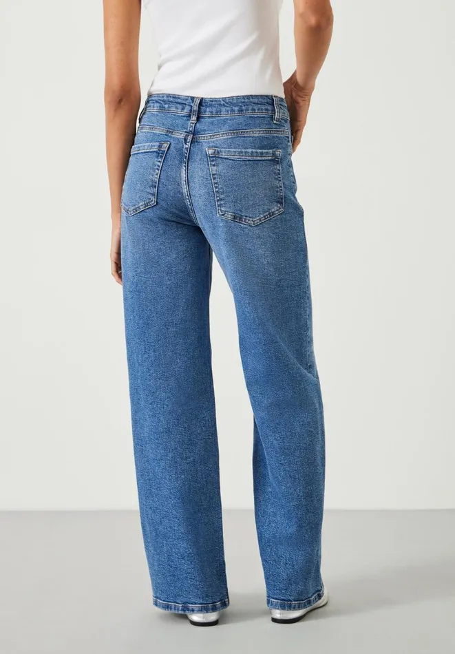 Hush Jeans Women Rowan Flared Jeans Mid Authentic Blue