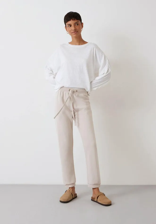 Hush Joggers and Leggings Women Lindsey Washed Joggers Ecru