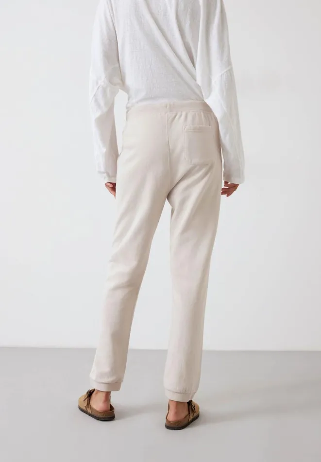 Hush Joggers and Leggings Women Lindsey Washed Joggers Ecru