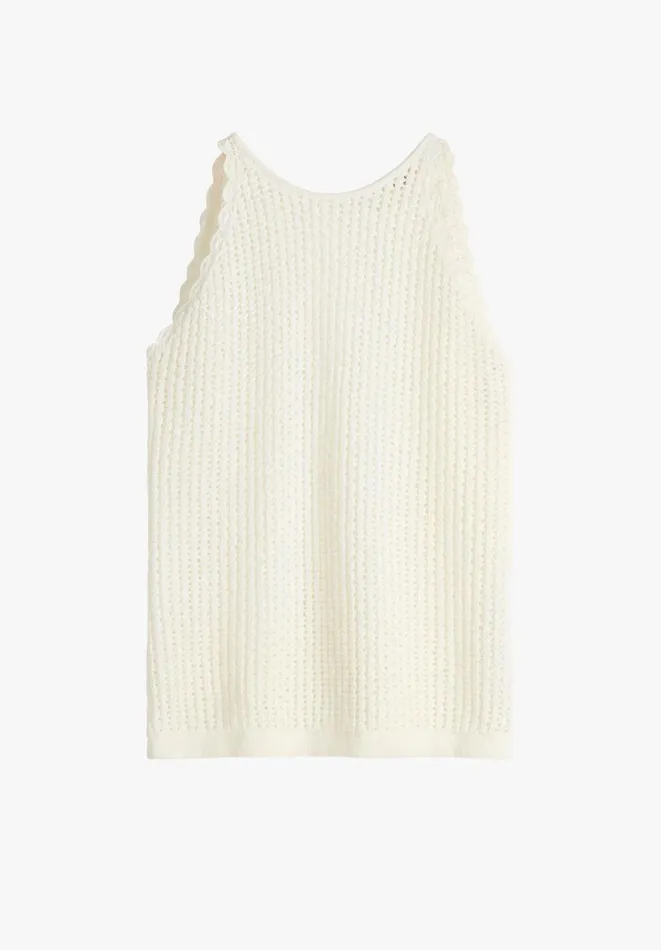 Hush Jumpers and Cardigans Women Lia Knitted Halter Top Ecru