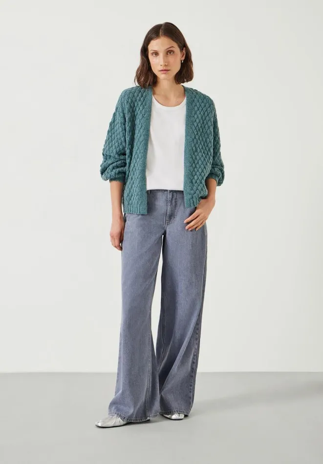Hush Jumpers and Cardigans Women Mischa Textured Cardigan Sea Green