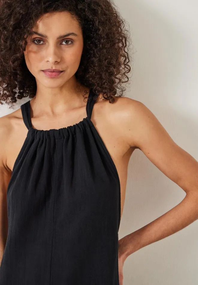 Hush Jumpsuits Women Billy Beach Jumpsuit Washed Black Hush Jumpsuits Women Billy Beach Jumpsuit Washed Black