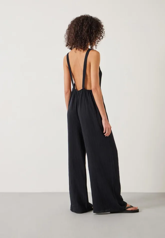 Hush Jumpsuits Women Billy Beach Jumpsuit Washed Black Hush Jumpsuits Women Billy Beach Jumpsuit Washed Black
