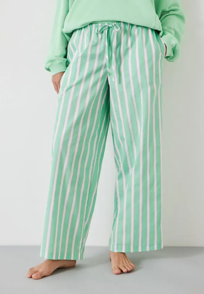 Hush Pyjamas and Nightwear Women Adair Stripe Pyjama Trouser Green And Pink Vertical Stripe Hush Pyjamas and Nightwear Women Adair Stripe Pyjama Trouser Green And Pink Vertical Stripe