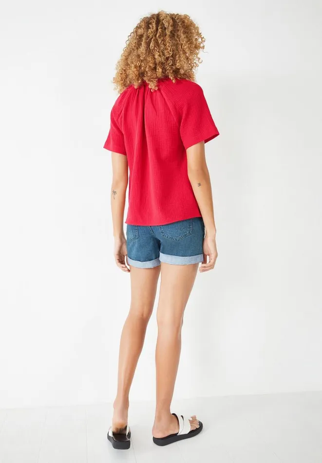 Hush Shirts and Blouses Women Adila Top Red Hush Shirts and Blouses Women Adila Top Red